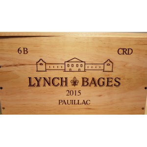 Château Lynch Bages 2015 (wooden case of 12x75cl)