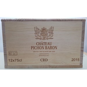 Château Pichon Baron 2015 (Wooden case 6x75cl)