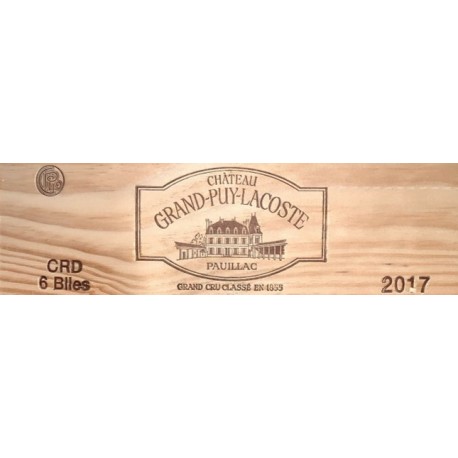 Château Grand Puy Lacoste 2017 - PRESTIGE MILLESIMES : en ligne de Grands Crus, vins rares et vins en Primeurs